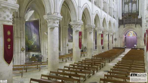 Point cloud perspective in central nave