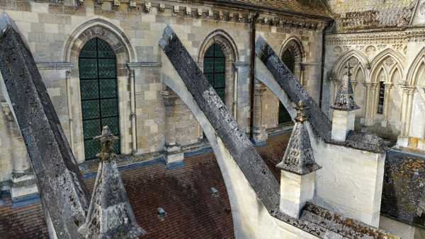 Exterior View of the Nave from North-East, generated from the pointcloud (Source: Mathias Häcki)