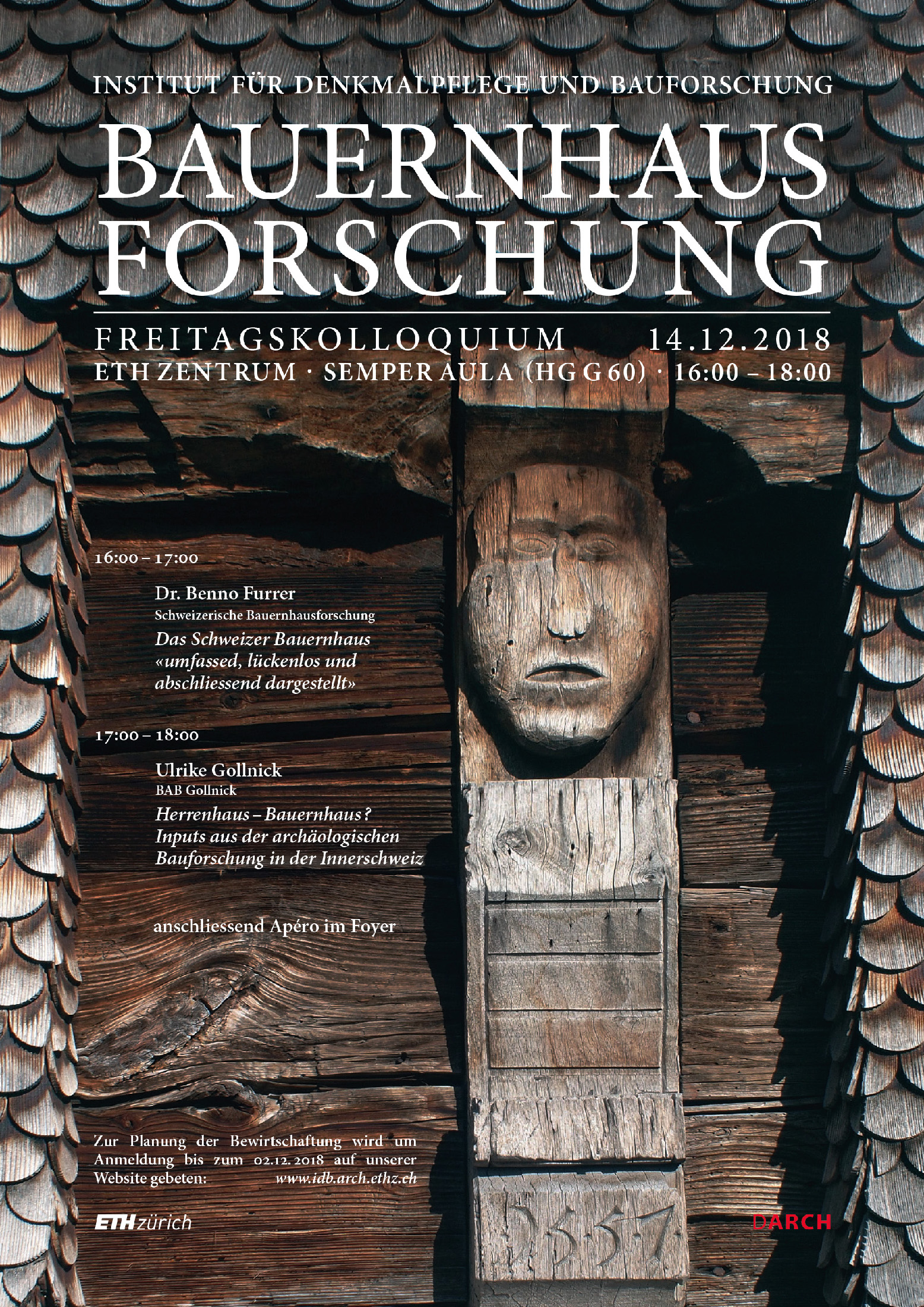 Enlarged view: Freitagskolloquium_Bauernhausforschung